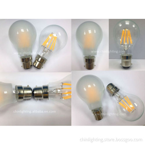 LED Edison filament light bulb A19 A60 filament bulb ES UL CE CUL listed